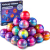 A box of Galaxy Slime party favors containing 36 colorful, spherical slime toys.