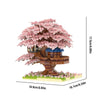 DIY Sakura Cherry Blossom Treehouse Building Kit with Warm Lights