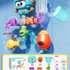 Octopus Suction Cup Bath Toy Building Set with Water Spinners