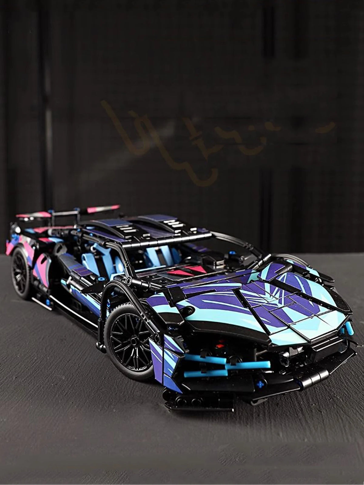 1,314-Piece Mechanical Supercar Building Kit