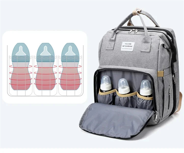 Large Capacity Diaper Bag Backpack with Changing Mat