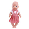 Bear Print Casual Outfit for 43 cm Baby Dolls