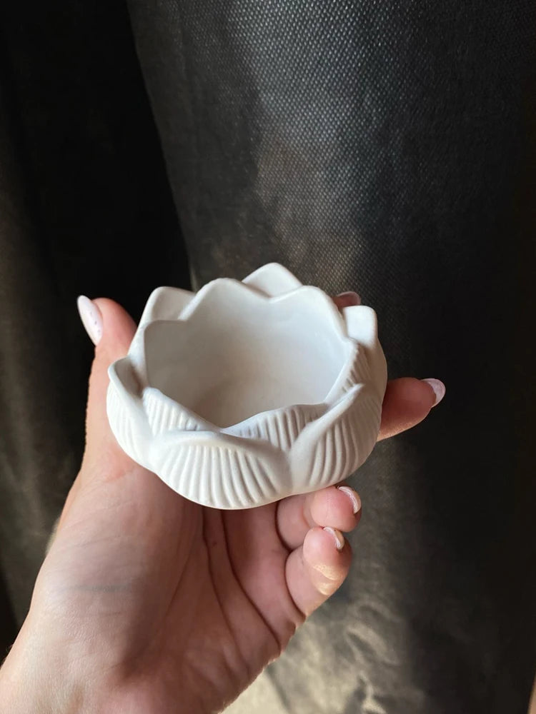 Lotus Flower Silicone Mold for DIY Candles & Crafts