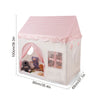 Pink Floral Castle Playhouse Tent for Kids