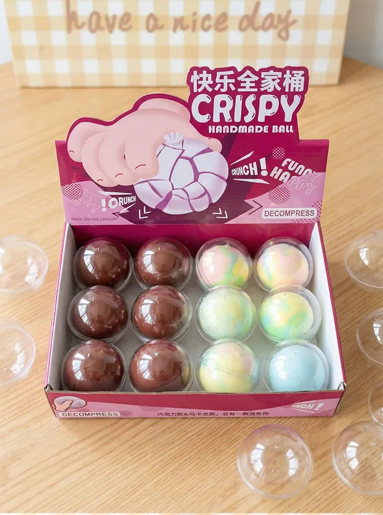 Slow Rebound Squishy Stress Balls – Sensory Fidget Toys for Anxiety Relief