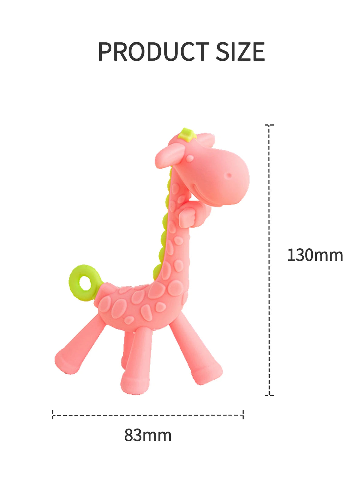 Adorable Giraffe Silicone Baby Teether