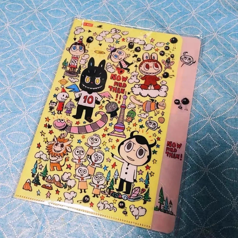 A colorful POP MART Labubu 10th Anniversary Mystery Box featuring various monster characters.