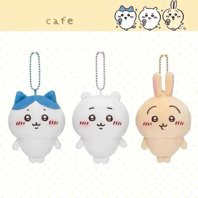 Kawaii Usagi Plush Keychain Charm - 13cm Soft Anime Stuffed Pendant