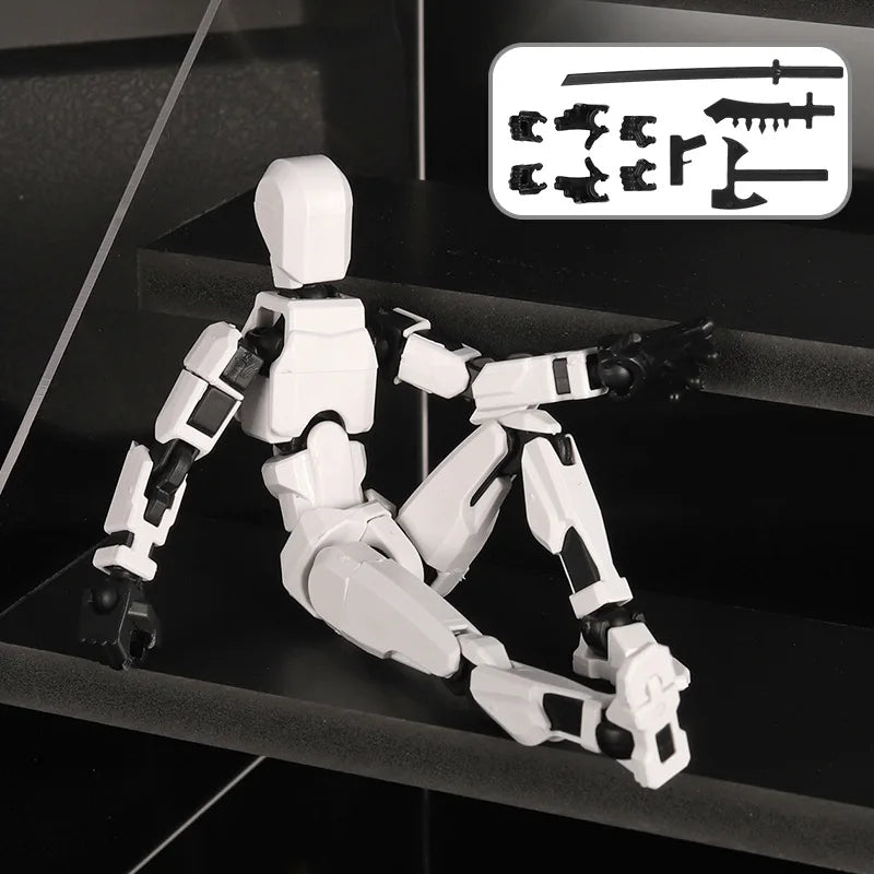 3D Articulated Action Figure Building Toy