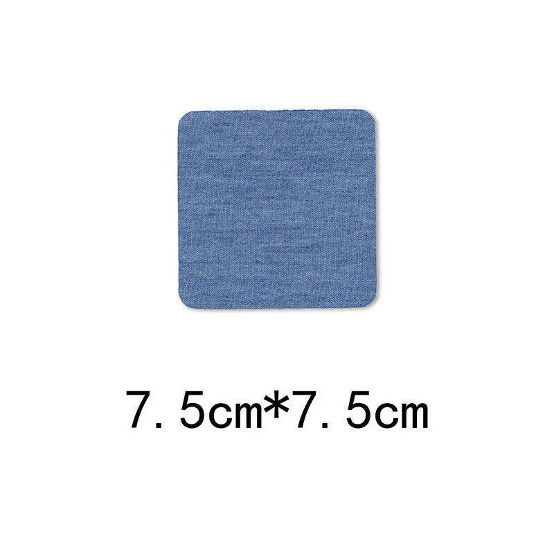 Iron-On Denim Patches for Jeans Repair & DIY Crafts
