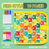 Reusable Erasable Doodle Book for Kids with 12 Watercolor Pens