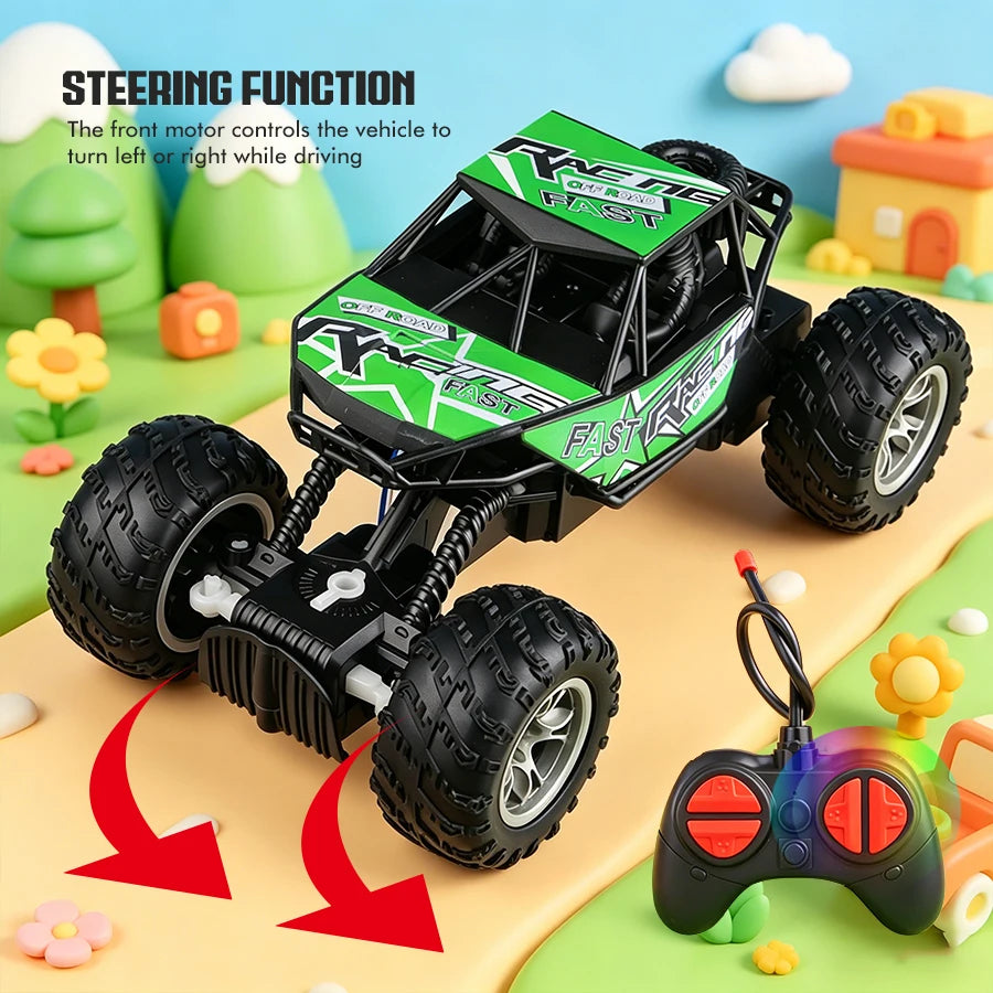 4-Way Remote Control Off-Road Car with LED Lights