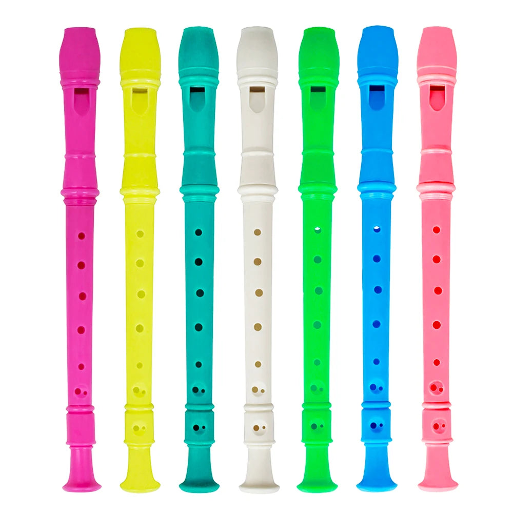 8-Hole ABS Recorder with Cleaning Stick for Beginners