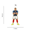 Cartoon Football Player No. 7 Enamel Pin