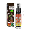A black bottle of Toxic Bomb Super fart spray with a clear cap and label showing 30ml volume.