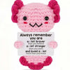 Handmade Crochet Emotional Support Cat Ornament