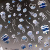 Ocean-Inspired Nail Art Sticker Set