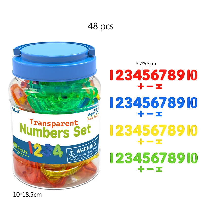 Montessori Light Table Sorting Blocks for Sensory Learning