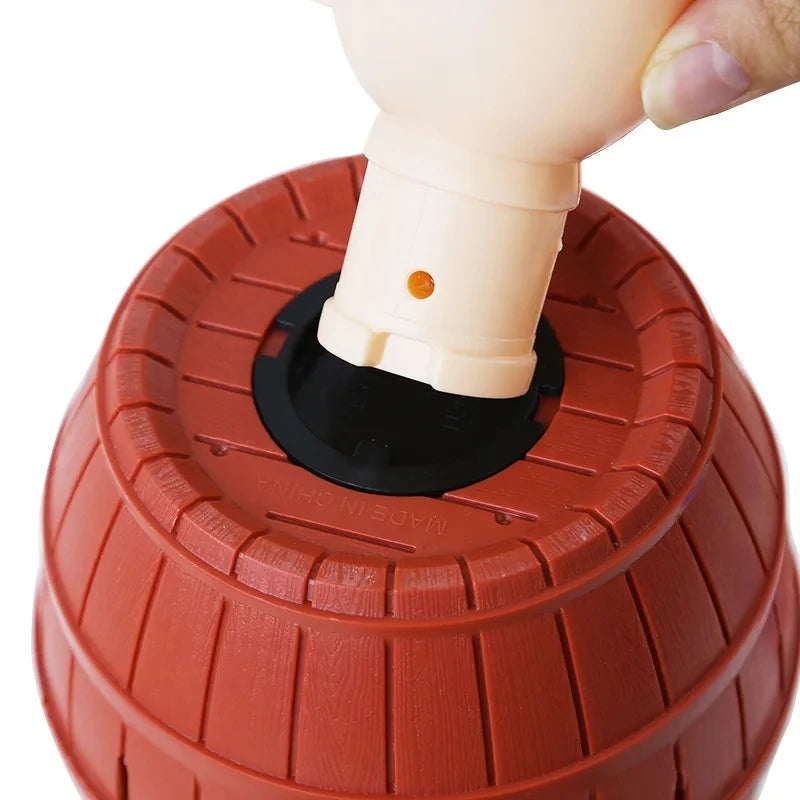 Pirate Jumping Board Game — Lucky Barrel Action Game for Family Fun