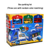 Pull-Back Mini Bus Toy with Openable Doors