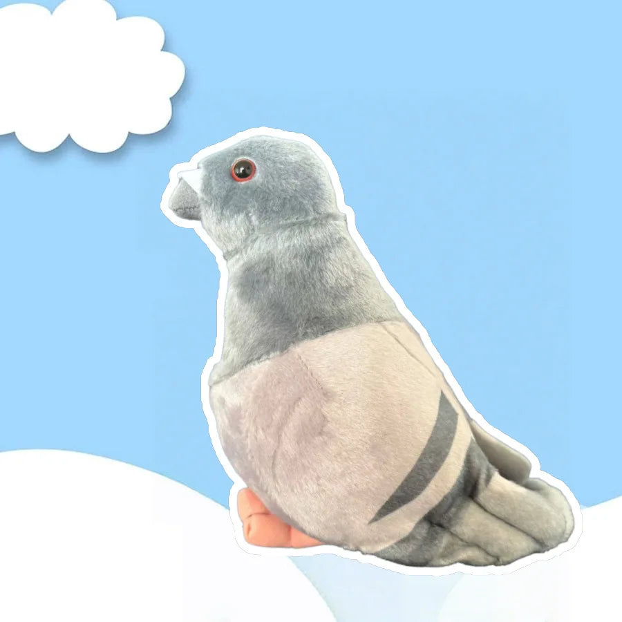 Kawaii Plush Pigeon Stuffed Animal – Soft Cuddly Dove Toy for Decor and Gifting