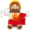 Breathing Jesus Plush Toy with Calming Sacred Heart Design