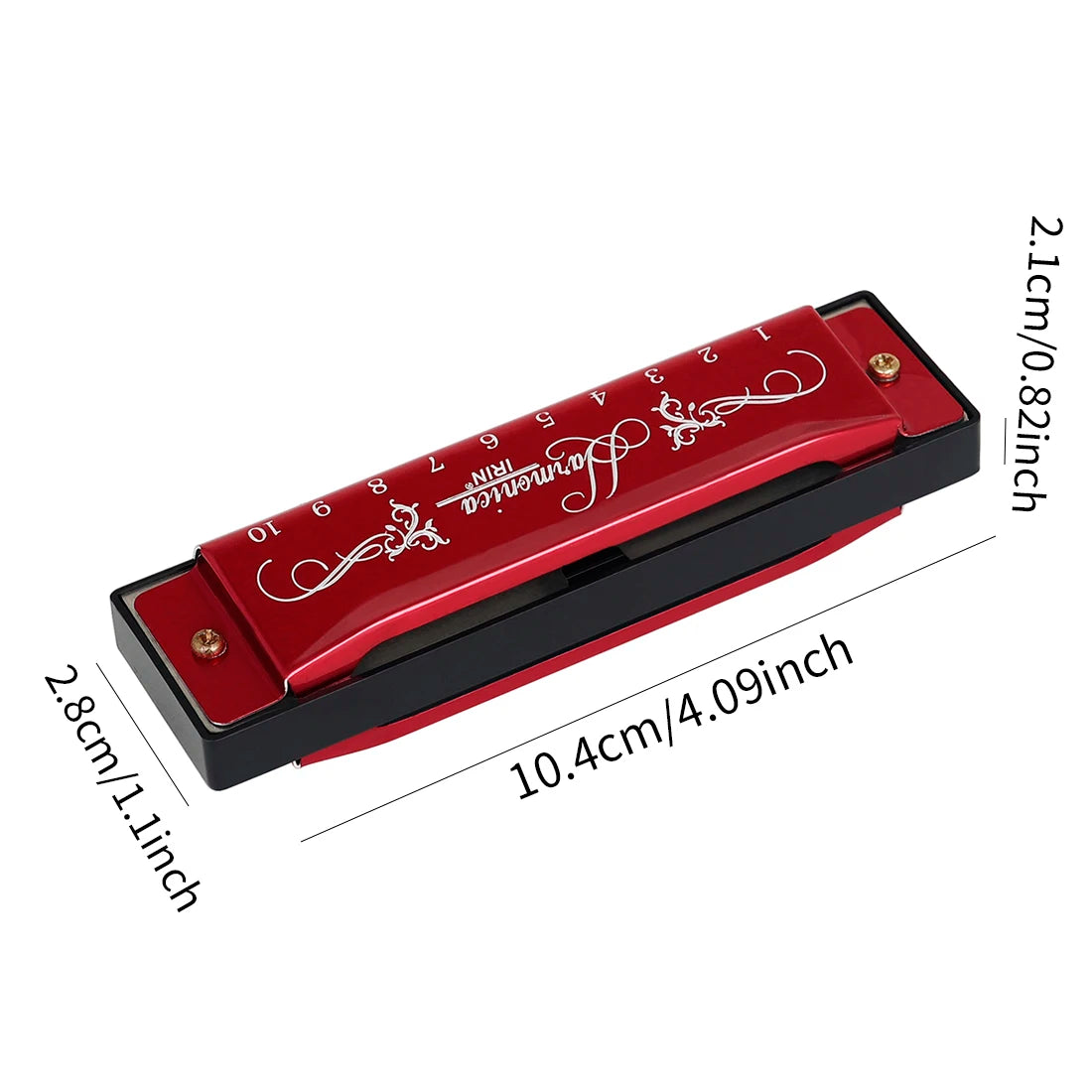 10-Hole C Key Harmonica for Beginners
