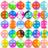 Mini Pop Fidget Keychains for Kids - 20 Pack Sensory Toys for Party Favors & Classroom Rewards