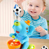 Elephant Musical Toy Car with Lights & Sound for Kids