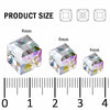 Crystal Cube Beads for Jewelry Making – 4mm, 6mm, 8mm