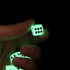 Glow-in-the-Dark Acrylic Dice Set for Games and Parties