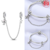 Classic Charm Bead with Cubic Zirconia Accent