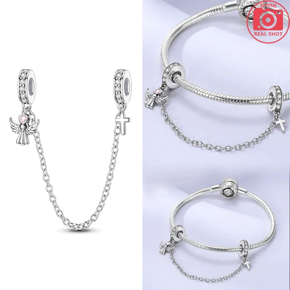 Classic Charm Bead with Cubic Zirconia Accent