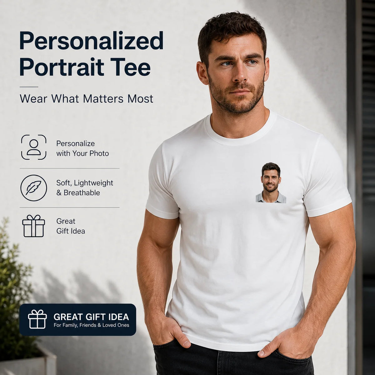 Personalized Photo Print T-Shirt