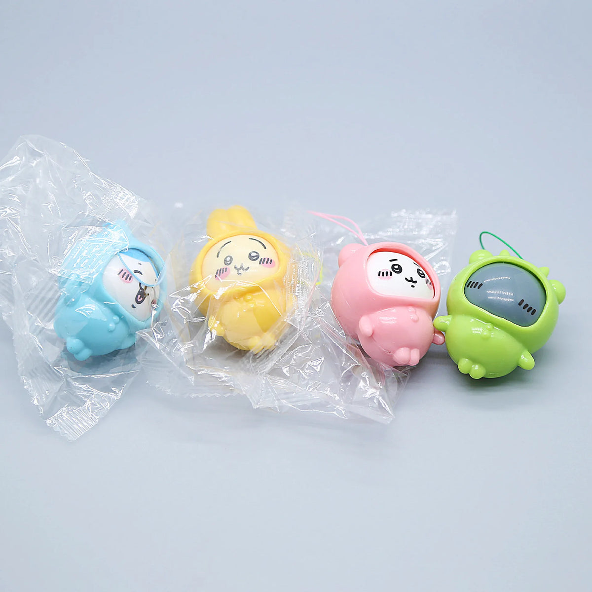 Cute Usagi & Hachiware Hooded Pajama PVC Charm