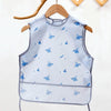 Waterproof Baby Full-Coverage Feeding Bib with Long Sleeves