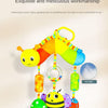 Rainbow Animal Plush Stroller Toy for Babies 0-3 Years