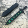 3D Printed Sword Dice Case with Sheath Tray for Tabletop RPG