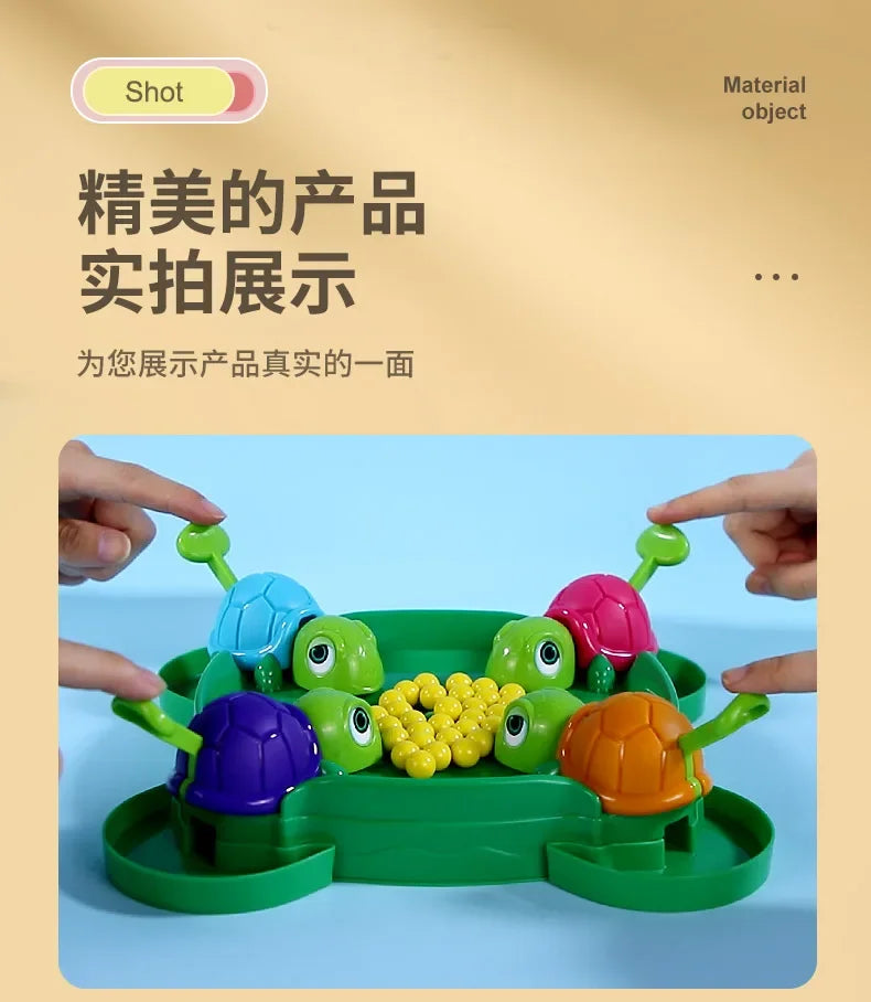 Turtle Eat Beans Board Game for Kids & Families