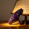 12-Hole Ceramic Ocarina in Alto C with Song Book and Neck Strap