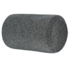 A black flocked foam microphone windscreen cover.
