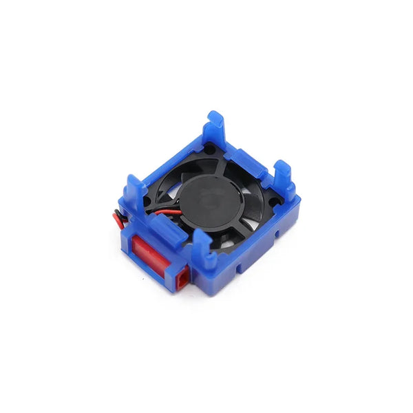 Blue high-performance cooling fan for Traxxas RC vehicles