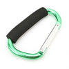 Heavy-Duty Aluminum Carabiner Stroller Hooks for Bags and Purses