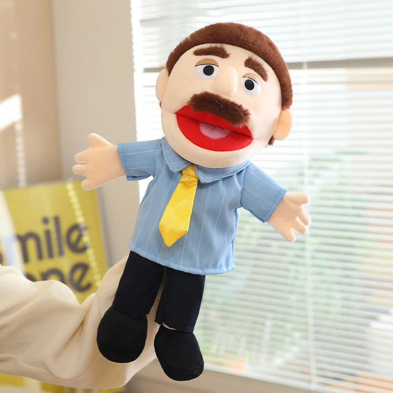 Soft Plush Family Hand Puppet Set for Storytelling and Play