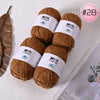Soft Milk Cotton Yarn Value Pack - 4 Balls for Knitting & Crochet
