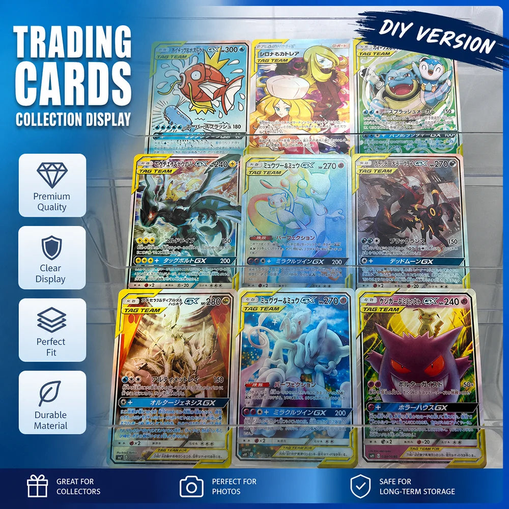 Tag Team GX Holo Foil Trading Card Set (9 Cards)