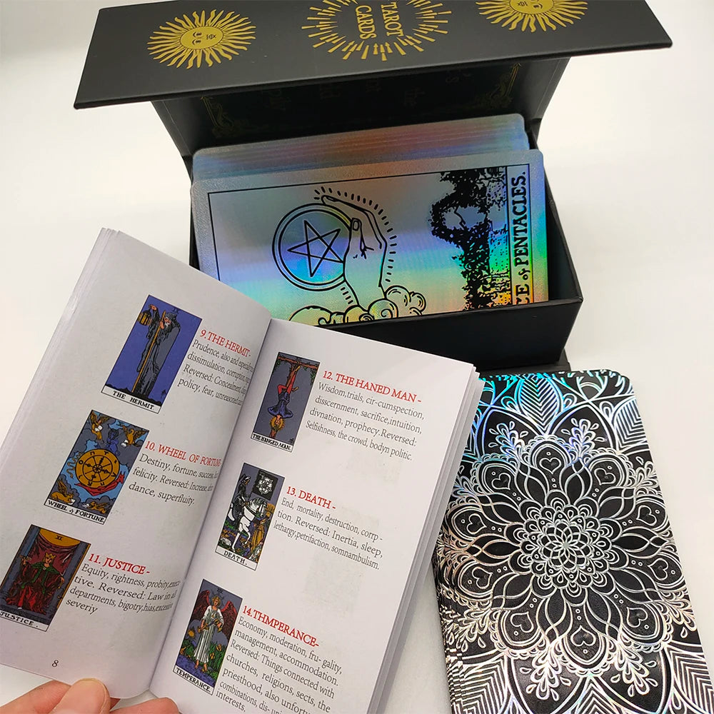 Gold Foil Rider Waite Tarot Deck