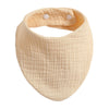 Organic Cotton Muslin Baby Bib with Bandana Style