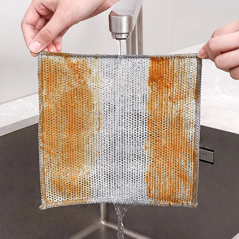 Non-Scratch Reusable Cleaning Pads for Pots, Pans & Surfaces