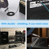 Braided Guitar Cable with 90° Plug – Noise Reduction for Clear Sound